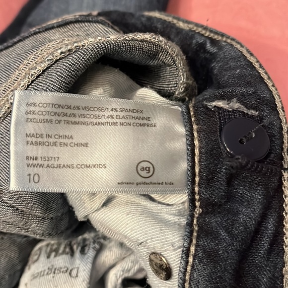 Girls AG twiggy ankle super skinny jeans. Size 10. - Picture 5 of 12